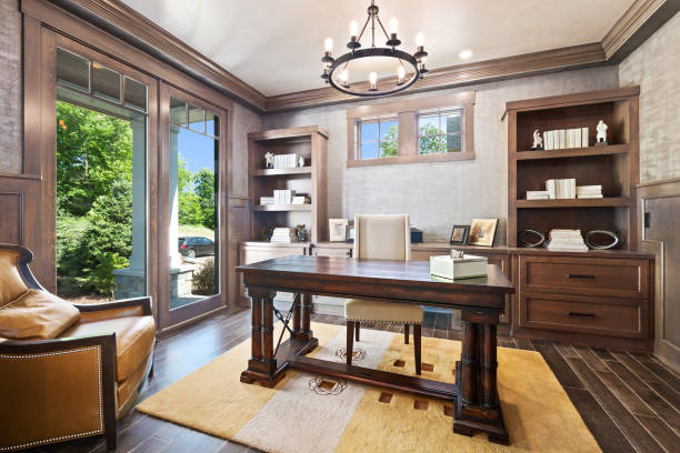 istock Home office ready for a long but comfortable day of work 1262993510