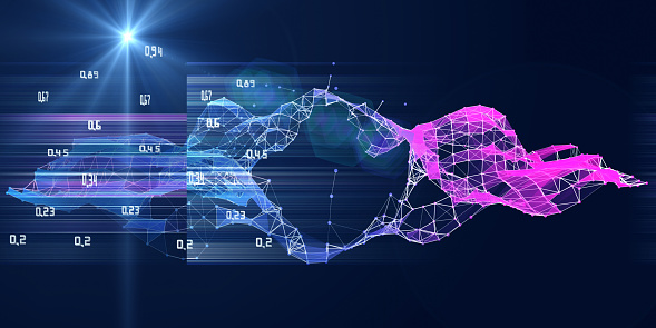 Algorithm Virtualizations Image Abstract Visualization Analyze Of Artificial Intelligence Algorithm ...