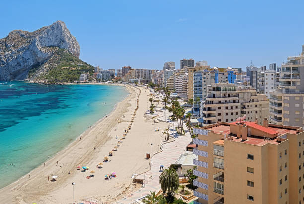 istock Calpe cityscape view from above. Costa Blanca, Spain 1262995135