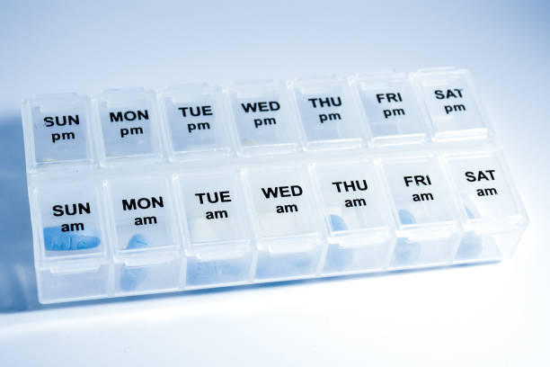 istock Close up shot of a pill box 1262997628
