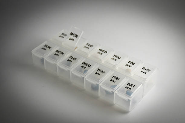 istock Close up shot of a pill box 1262997639