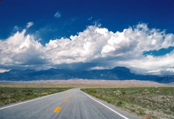 istock Great Sand Dunes NM - Entrance Highway - 1990 1262999617