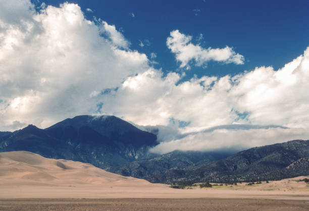 istock Great Sand Dunes NM - Dunes and Layered Clouds - 1990 1262999906