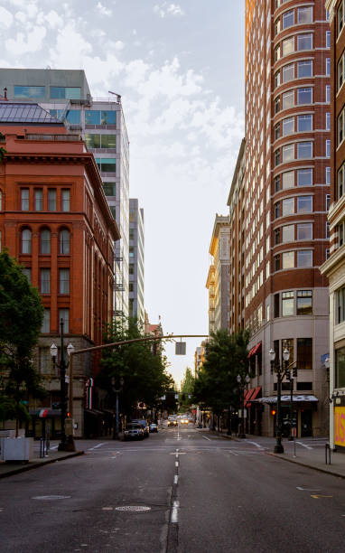 istock Downtown Portland Oregon Architecture and Buildings 1263002256