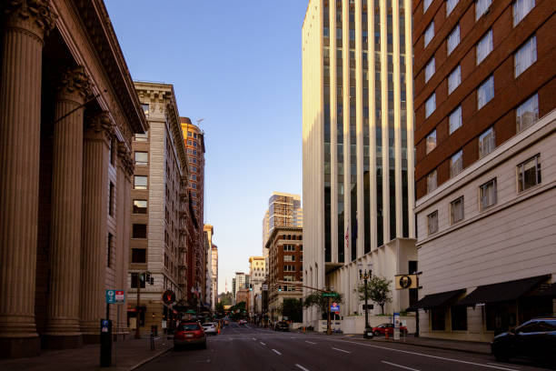 istock Downtown Portland Oregon Architecture and Buildings 1263002296