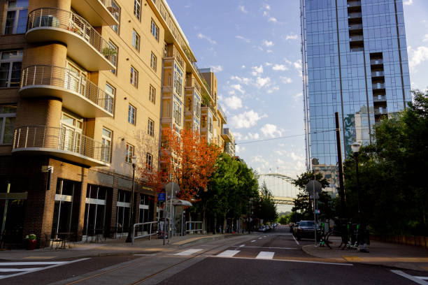 istock Downtown Portland Oregon Architecture and Buildings 1263002299