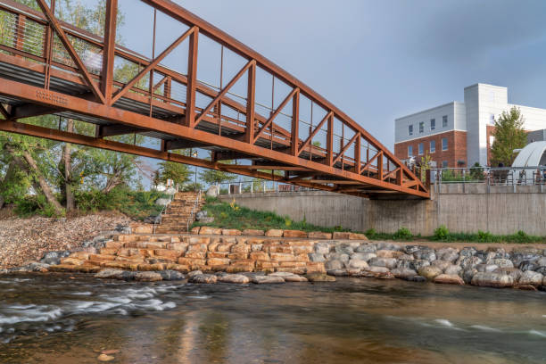istock footbridge over a river and whitewater park 1263003812