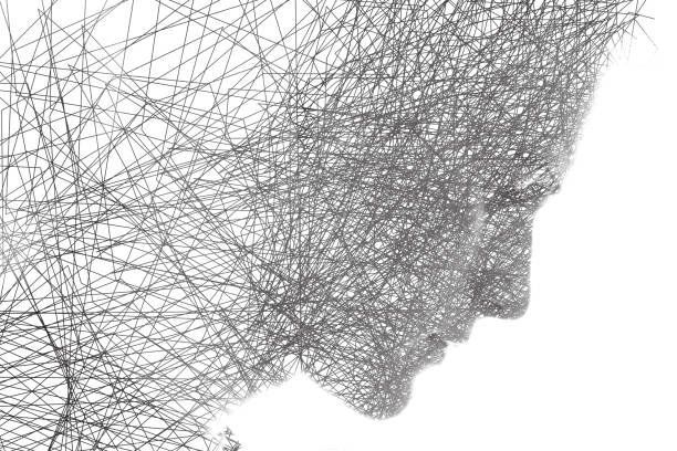 istock Portrait combined with a digital illustration 1263006478