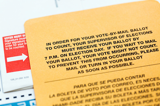 Mail Voting Ballot in English and Spanish
