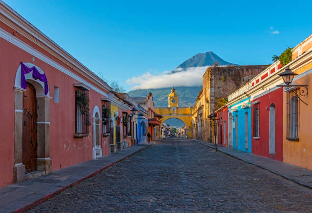 アンティグアシティ,グアテマラ - グアテマラ 写真 ストックフォトと画像