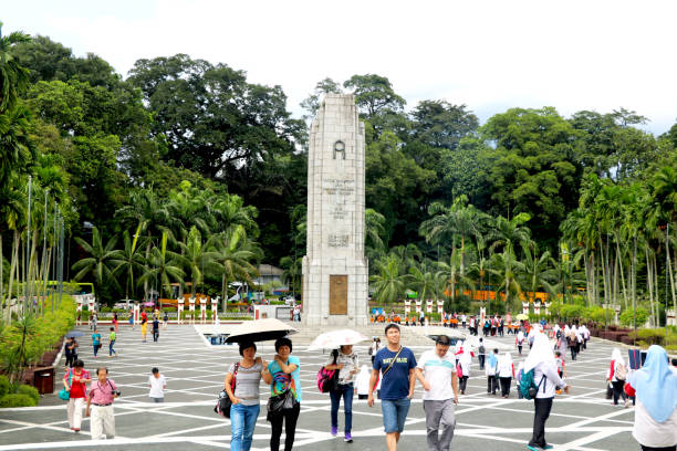Country- Malaysia, City- Kuala lumpur, Date 07/30/2020 cenotaph at national monument in kuala lumpur