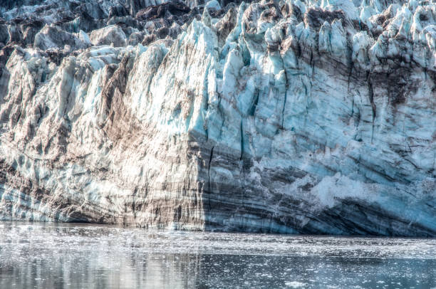 istock Ice glacier and mountain covered with snow in Alaska 1263014933