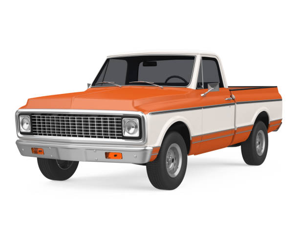 istock Vintage Pickup Truck Isolated 1263019245