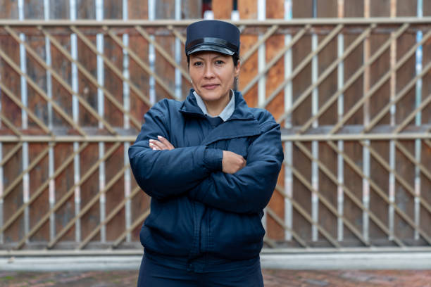 istock Portrait of a woman working as a security guard 1263019930