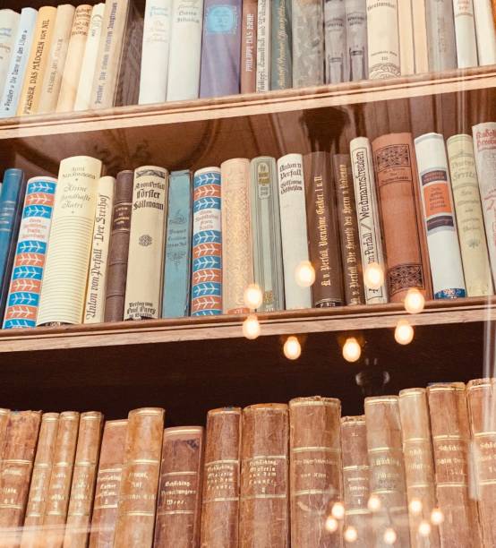 istock Library from 19th century close up 1263023059