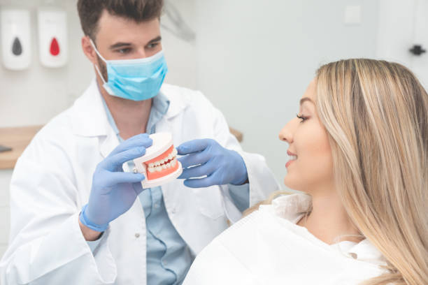 istock Professional consultation in dental clinic 1263025215