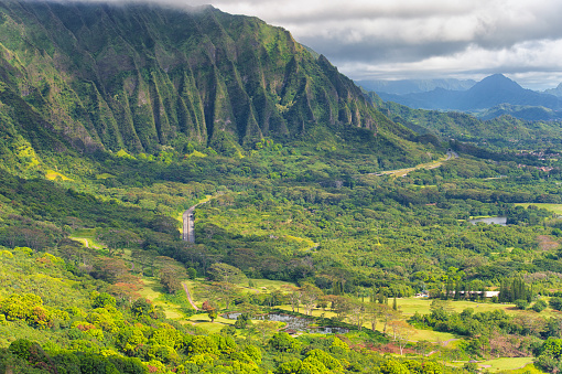 View from the Nuʻuanu Pali Lookout