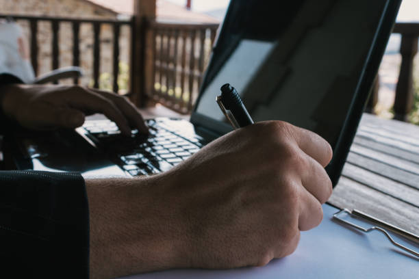 istock Business person working from home 1263031884