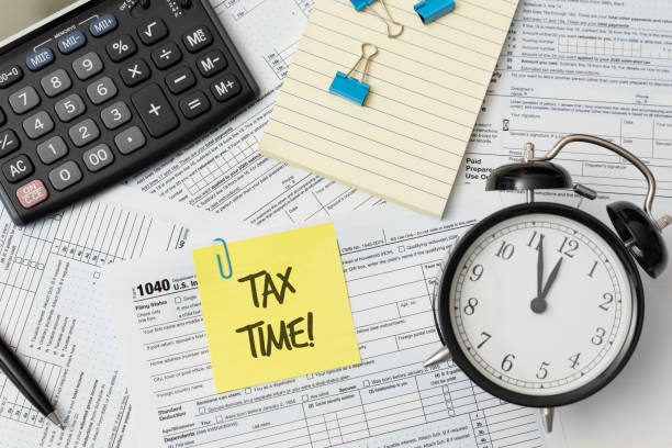 istock Tax time concept, accountancy, 1263039898