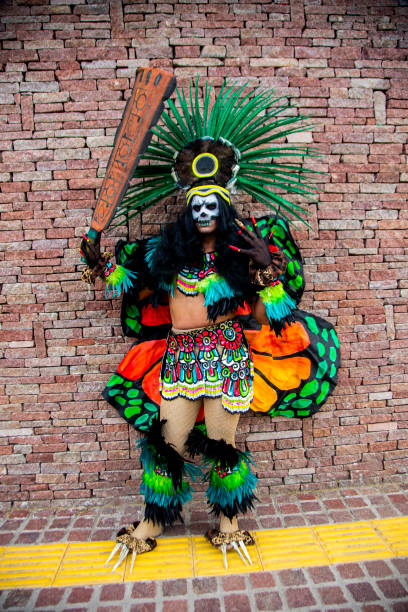 istock Travesti dressed as a Toltec goddess 1263043685