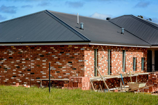 istock Bricklaying in the housing industry 1263063230