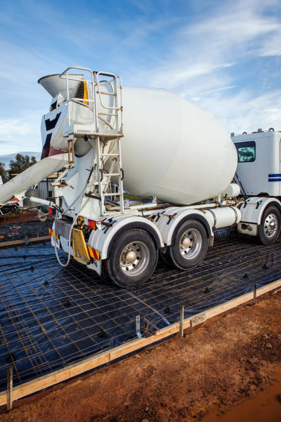 istock Concrete Truck or Cement mixer 1263063235