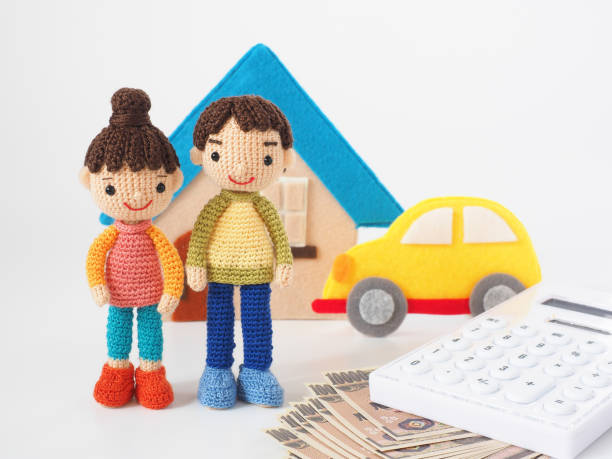 istock Small and cute Amigurumi doll 1263069496
