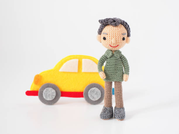 istock Small and cute Amigurumi doll 1263069505