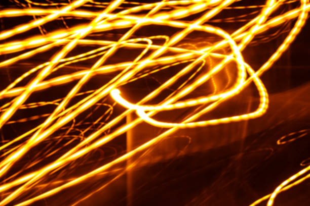 istock Abstract long exposure painting with lights 1263069679
