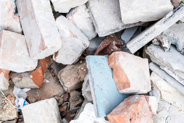 istock Photo of a pile of broken bricks 1263069685