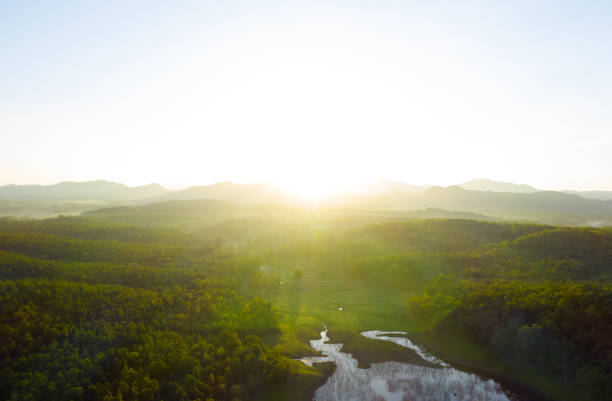 istock Aerial view north of thailand. 1263070801