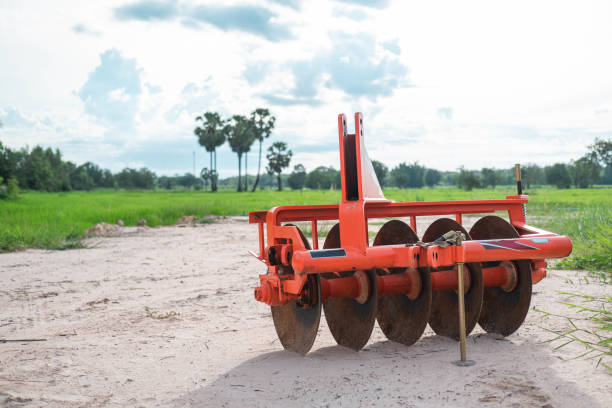 The harrow for agriculture prepare ready for use
