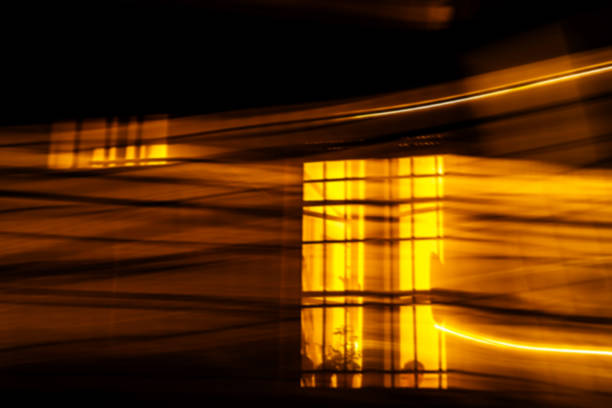 istock Abstract long exposure painting with lights 1263071991