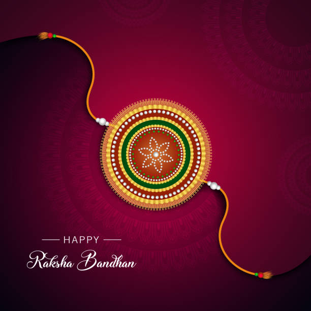 Raksha Bandhan Festival Background With Decorated Indian Rakhi Stock  Illustration - Download Image Now - iStock