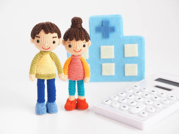 istock Small and cute Amigurumi doll 1263075716