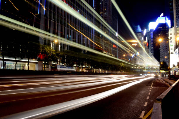 istock light trail photography with wrong white balance 1263081885
