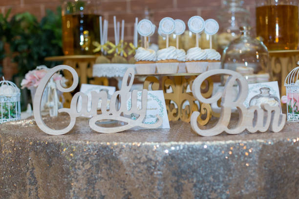 istock Wedding Candy Bar At A Banquet In A Restaurant 1263086825