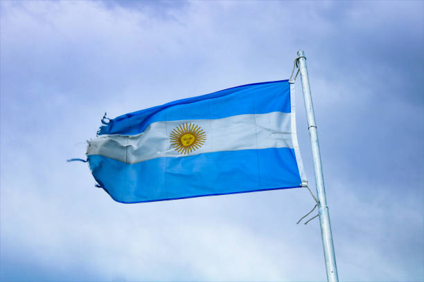 istock old rotten flag of argentina 1263096893