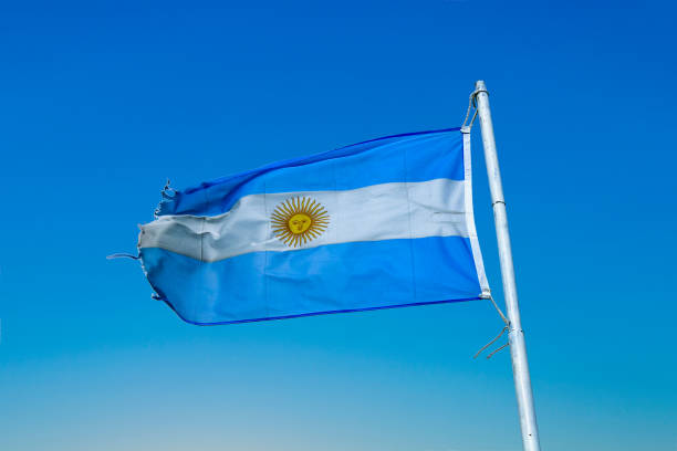 istock old rotten flag of argentina 1263096907