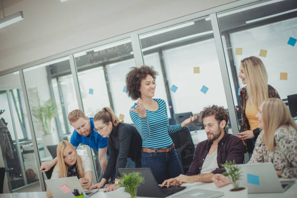istock A busy day in the office 1263101589
