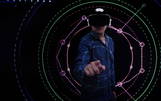 istock abstract asian man pointing on digital circle with virtual glasses 1263109259