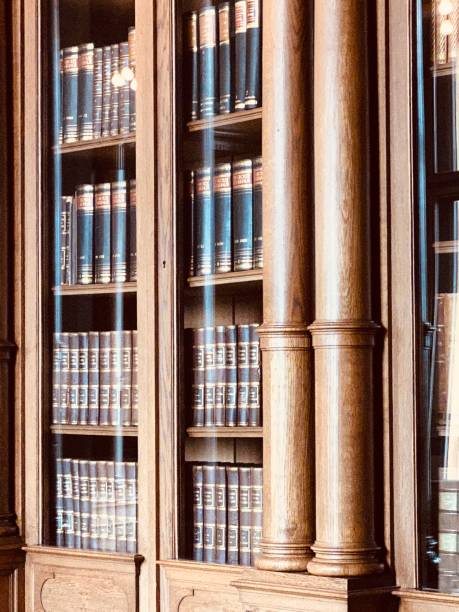 istock Vintage library, 19th century books 1263114729