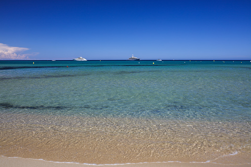 the bay of Saint Tropez in the south of France