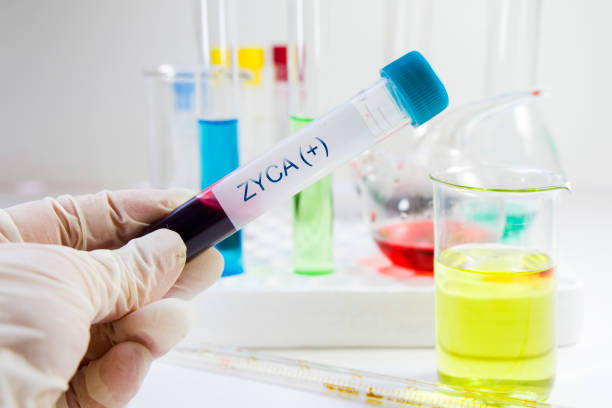 istock Zyca virus, blood test tube samples 1263129265