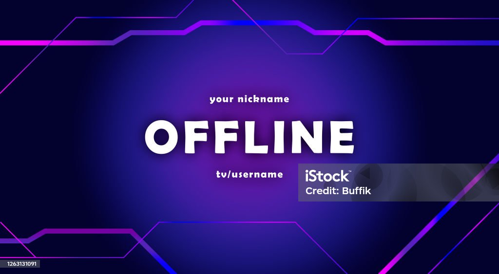Streamer Offline Twitch Offline Abstract Hud Screen Banner 169 For Stream Offline ...