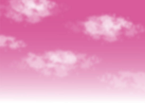 Clouds and Sky Background Material Illustration Vector Clouds and sky background stock illustration vector zoom background stock illustrations
