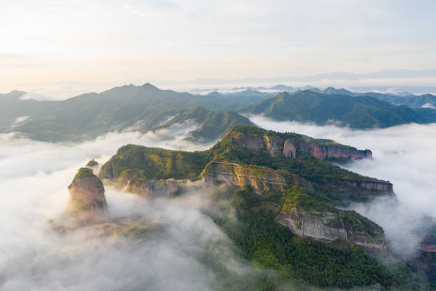 istock Sea of clouds sunrise 1263135372