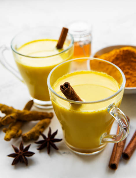 istock Golden turmeric milk 1263136482