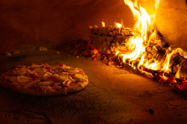 istock Wood oven pizza 1263144116