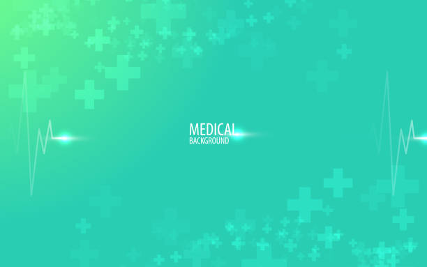 abstraktes modernes hexagonales medizinisches hintergrunddesign. geometrischer abstrakter hintergrund mit sechsecken. waben-, wissenschafts- und technologievektorillustration - healthcare stock-grafiken, -clipart, -cartoons und -symbole